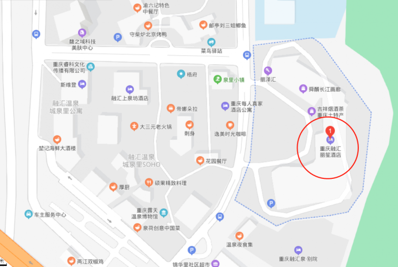 酒店位置地圖