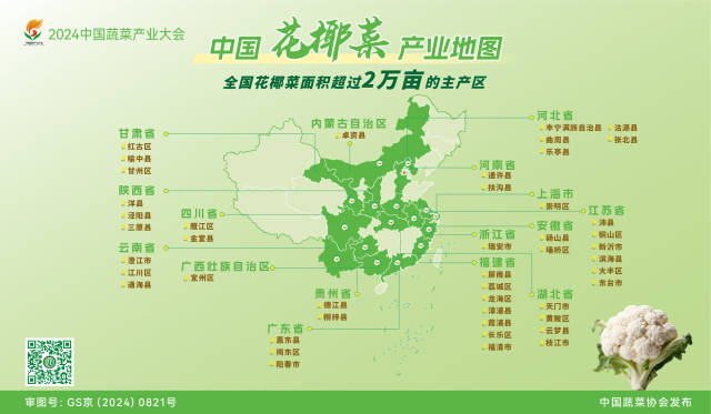 2.中國花椰菜產業地圖